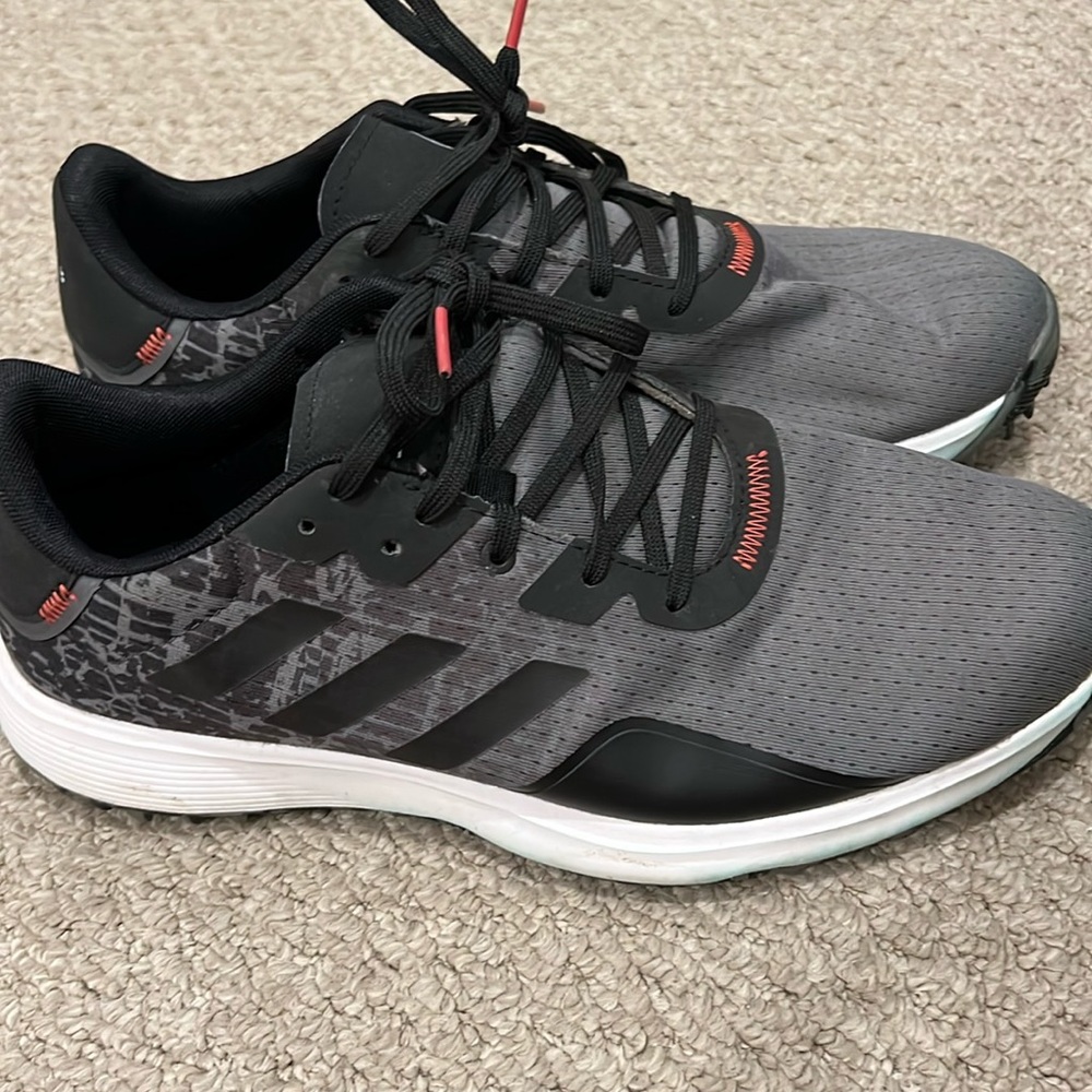 Men’s Adidas S2G Spikeless Golf Shoes Grey Four/Black/Grey Six